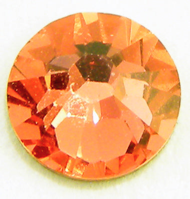 Swarovski 2058 Rhinestone Padparadscha Tube