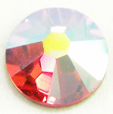 Swarovski 2058 Rhinestone Rose AB Tube