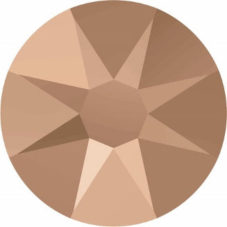 Swarovski 2088 Rhinestone Rose Gold Tube