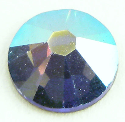 Swarovski 2058 Rhinestone Sapphire AB Tube