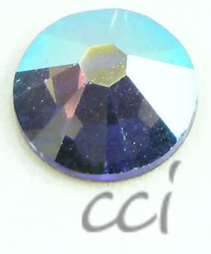 Swarovski 2058 Rhinestone Sapphire AB Tube