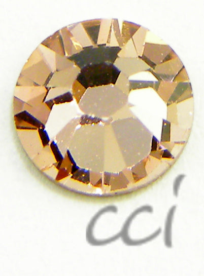 Swarovski 2058 Rhinestone Vintage Rose Tube