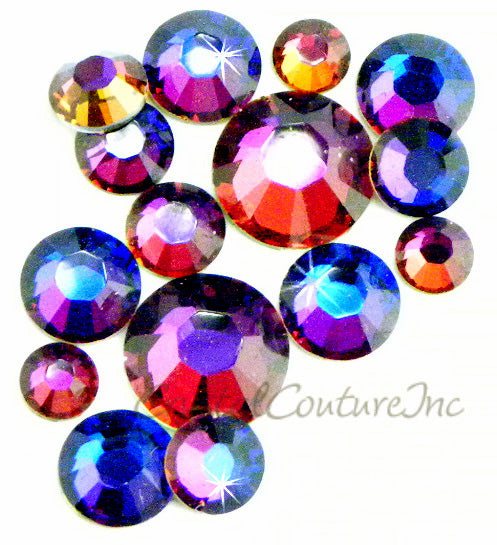 Swarovski 2058 Rhinestone Volcano Crystal Tube
