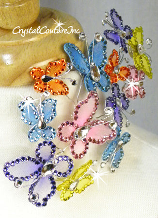 Royal Blue Woven Corset and Soft Romantic Tutu - Swarovski Rhinestones