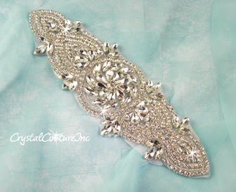 Crystal Pear/Navette Rhinestone Applique #4
