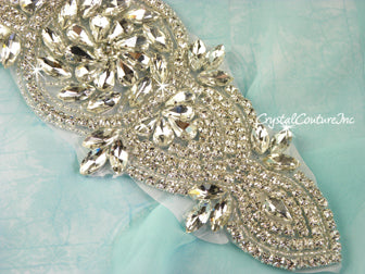 Crystal Pear/Navette Rhinestone Applique #4