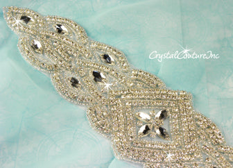 Crystal Pear/Navette Rhinestone Applique #5