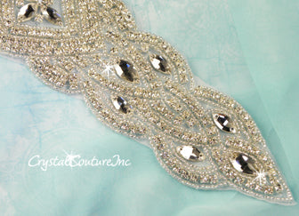 Crystal Pear/Navette Rhinestone Applique #5