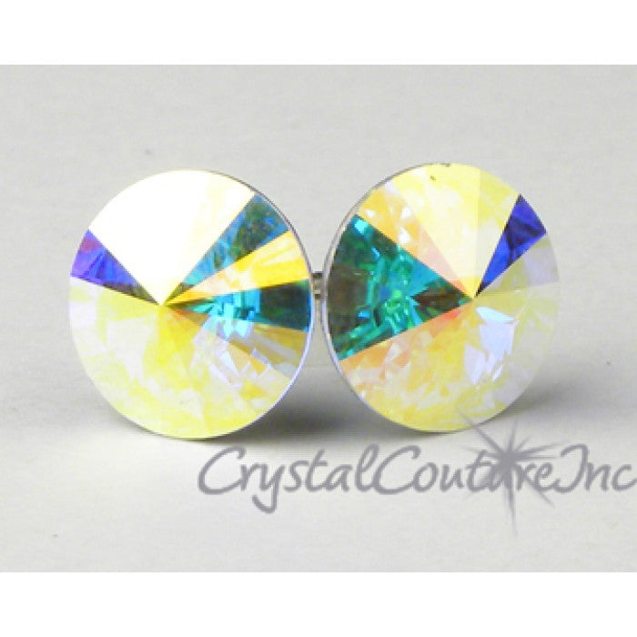 10mm Rivoli Post Earrings