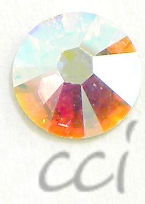 Swarovski 2058 Rhinestone Crystal AB Tube