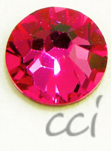 Swarovski 2088 Rhinestone Fuchsia Tube