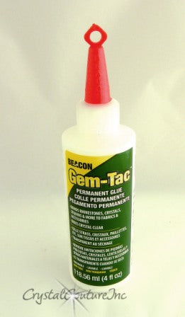  Beacon Gem tac Permanent Adhesive Glue 2 Oz. for Rhinestones,  Crystals