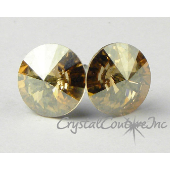 10mm Rivoli Post Earrings