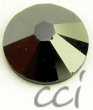 Swarovski 2058 Rhinestone Jet Hematite Tube