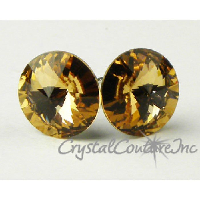 10mm Rivoli Post Earrings