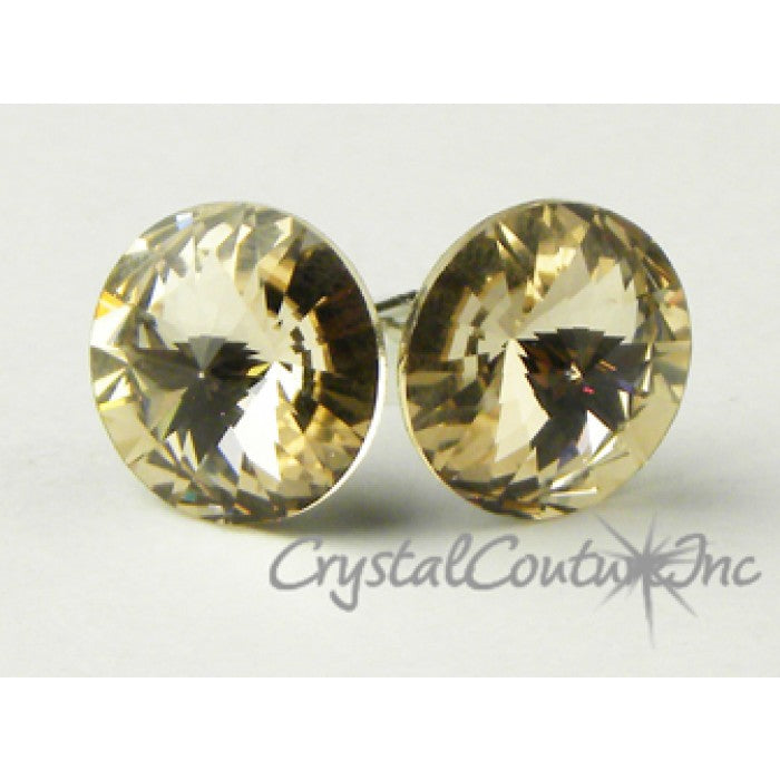 10mm Rivoli Post Earrings