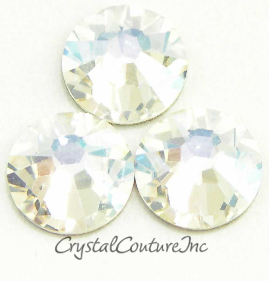 Swarovski 2058 Rhinestone Moonlight Crystal Tube