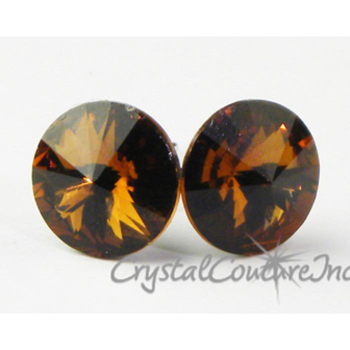 10mm Rivoli Post Earrings