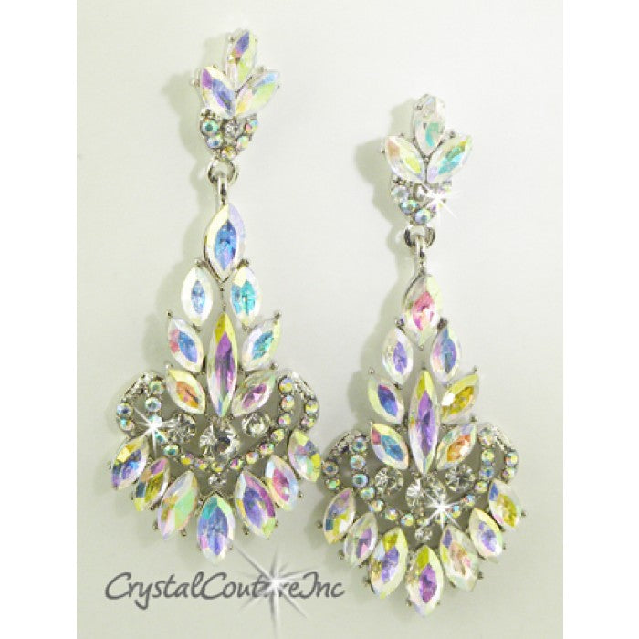 Navette Rhinestone Earring