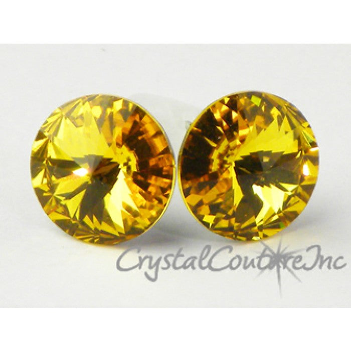 10mm Rivoli Post Earrings