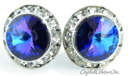 20mm Rondelle Post Earrings made with SWAROVSKI ELEMENTS