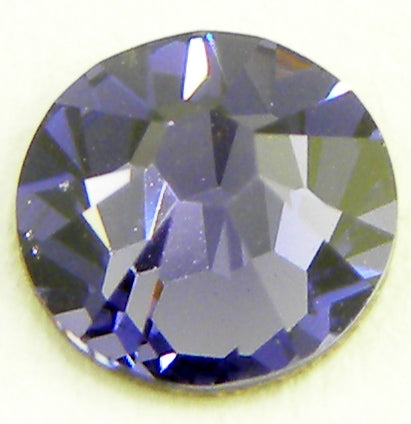 Swarovski 2058 Rhinestone Tanzanite Tube