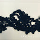Navy Embroidered Ornate Applique