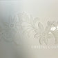 White Embroidered Floral Applique