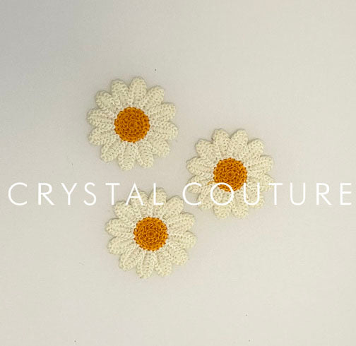 White/Cream Daisy  Applique