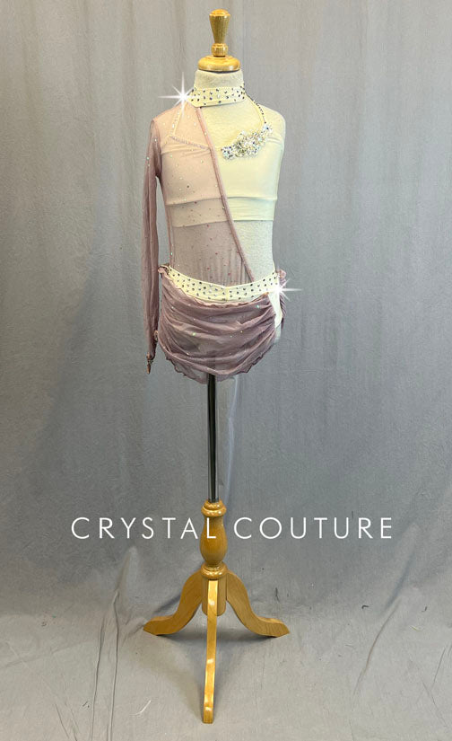 Size 4  Pastel Blue & Crystal Lyrical Dance Costume – Sparkle