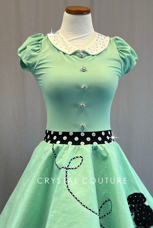 Mint green 50s dress best sale