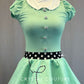 Mint Green 50s Style Poodle Skirt Dress - Rhinestones