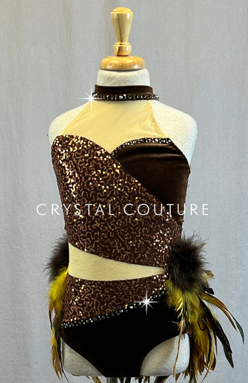 Warrior Princess - Crystal Embellished Nude Body Suit Costume - BU2