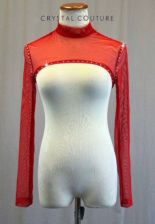 Red Mesh Shrug