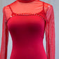 Red Mesh Shrug