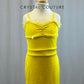 Bright Yellow Dress With Built In Leotard