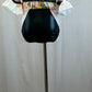 *Brand New* Custom Pink, White, Black, with Neon Sequins 3/4 sleeve Leotard - Rhinestones