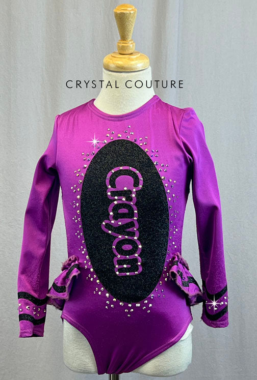 Custom Plum Crayon Leotard