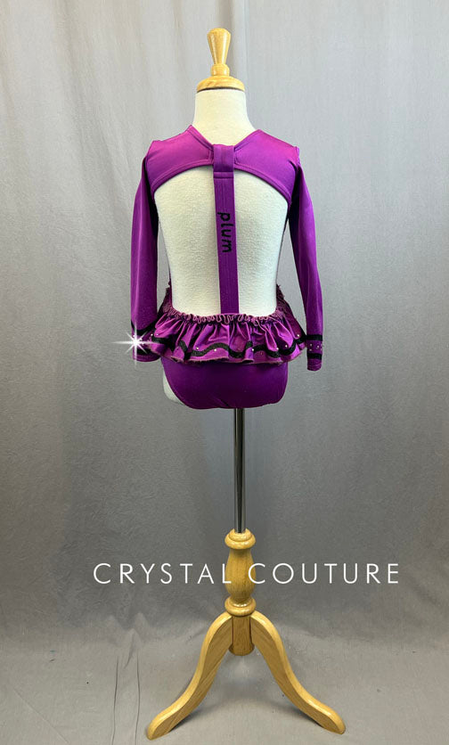 Custom Plum Crayon Leotard