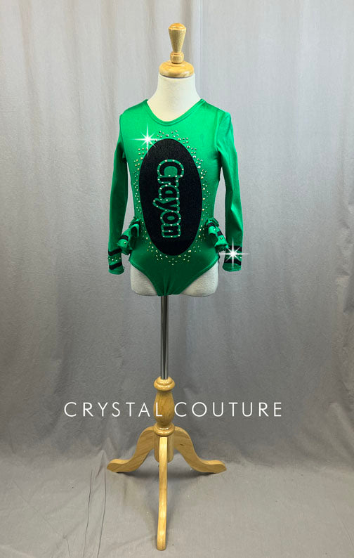 Custom Green Crayon Leotard