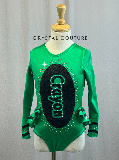 Custom Green Crayon Leotard