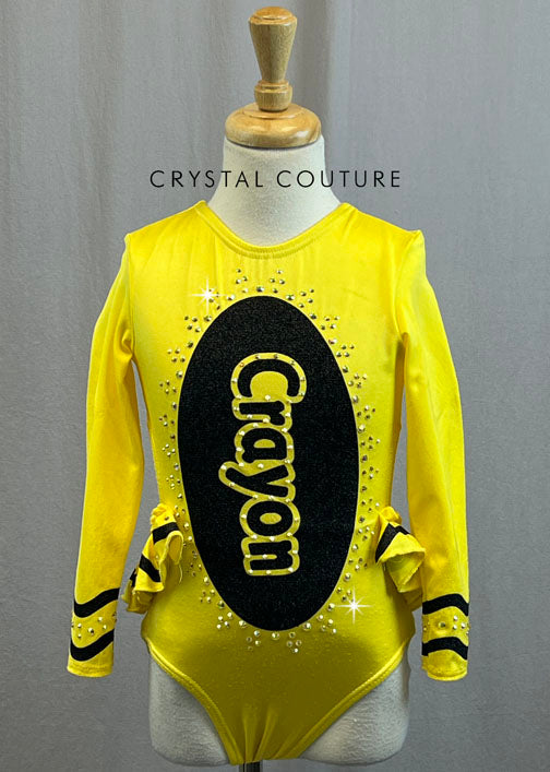 Custom Yellow Crayon Leotard