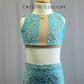 Custom Baby Blue Lace Two Piece