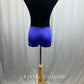 Purple Brief with Purple Lace Detail on Right Hip
