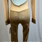 *Brand New* Tan Mesh and Lycra Long Sleeve Unitard