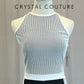 *Brand New* Black and White Mesh Netting and Lycra Unitard