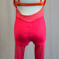*Brand New* Peach to Pink Ombre Mesh Unitard with Built-in Shorts