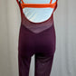*Brand New* Orange to Purple Ombre Mesh Unitard with Built-in Shorts