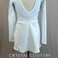 *Brand New* White Long Sleeve Lycra Dress