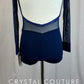 *Brand New* Navy Mesh and Lycra Long Sleeve Biketard